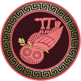 Critical Standard — red owl on warm red, red outer ring