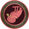 Critical Standard — red owl on warm red, red outer ring