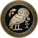 Normative Standard — gold owl on dark, gold outer ring
