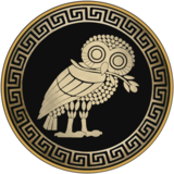Normative Standard — gold owl on dark, gold outer ring