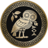 Normative Standard — gold owl on dark, gold outer ring